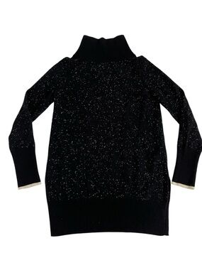 Cashmere rag & bone Black and white spotted Turtleneck Sweater